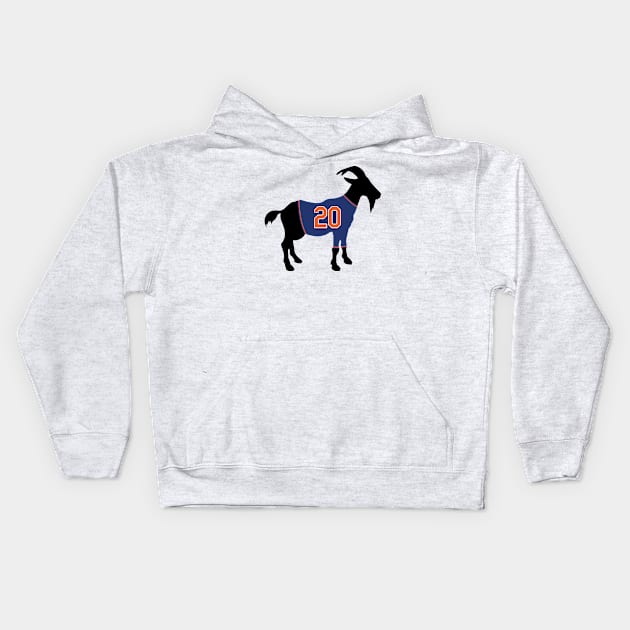 Pete Alonso GOAT Kids Hoodie by cwijeta